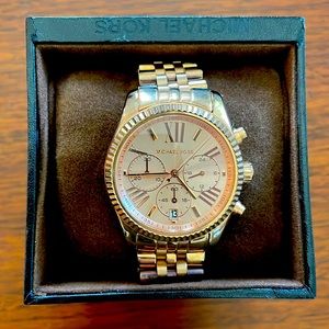 Michael Kors rose gold watch